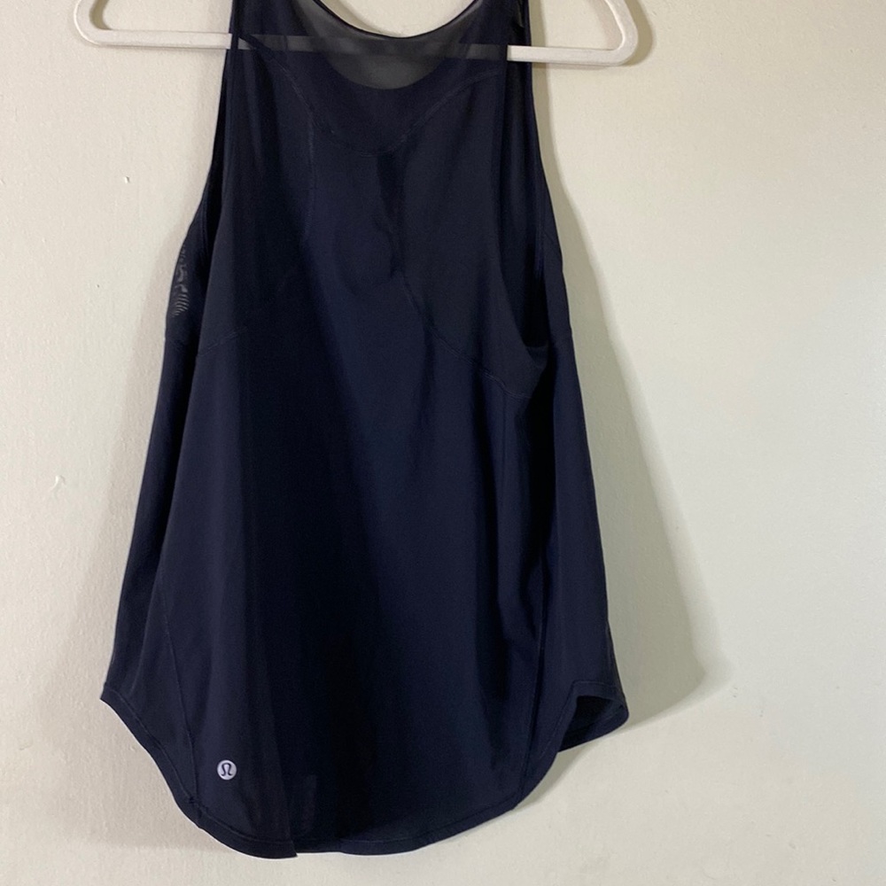 Lulu lemon racer back Tank in black